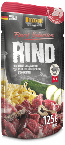 BELCANDO® RIND MIT SPÄTZLE & ZUCCHINI Pouch 300g