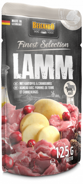 BELCANDO® LAMM MIT KARTOFFELN & CRANBERRIES Pouch 300g