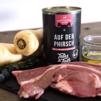 Auf der PHirsch - Nassfutter Hirsch für Hunde mit...